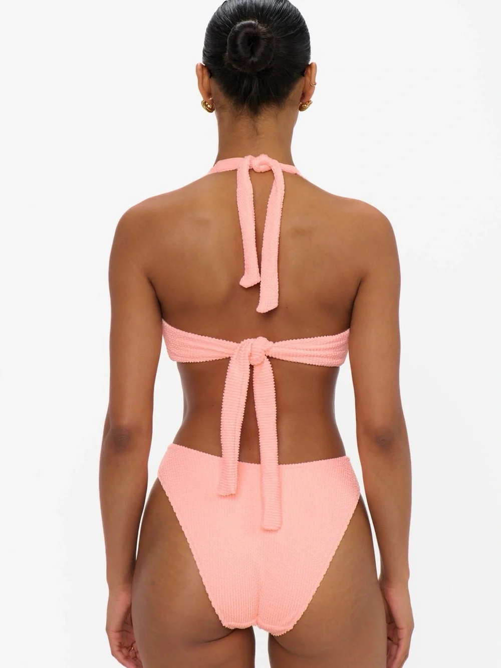 Show Me Your MuMu Malta Bikini Bottoms Peach Serbert Scrunch NWT